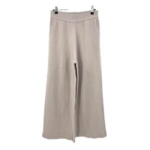 Nap Pants Womens OS Wool Flared Wide Leg Pink Pull On Elastic Waist Knit